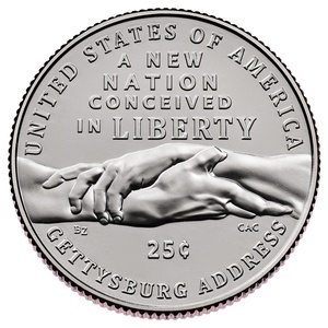 2026 Quarter - S - Gettysburg Address - Silver Proof reverse